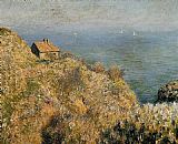Claude Monet Famous Paintings - The Fisherman's House at Varengeville